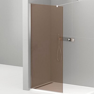 Душевая перегородка - Cezares, Liberta, 8x90x195 см, LIBERTA-L-1-90-120-BR-Cr