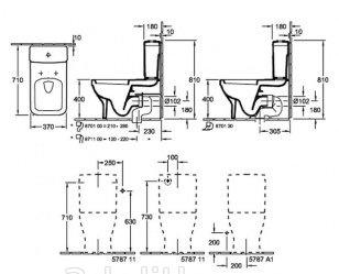 Villeroy&Boch Architectura, Унитаз компакт, 5686 10 01