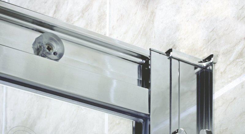 Душевой уголок - Cezares, Pratico, 90x90x185 см, PRATICO-R-1-90-C-Cr