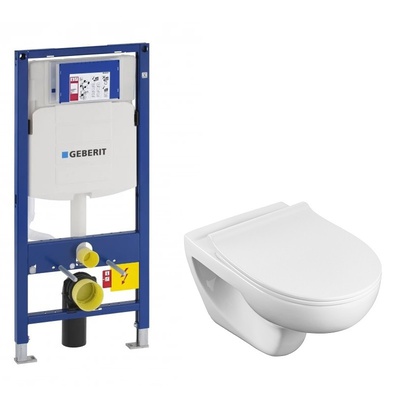 Roca Victoria, Унитаз подвесной с инсталляцией и кнопкой, 346393+ZRU80139+111.300