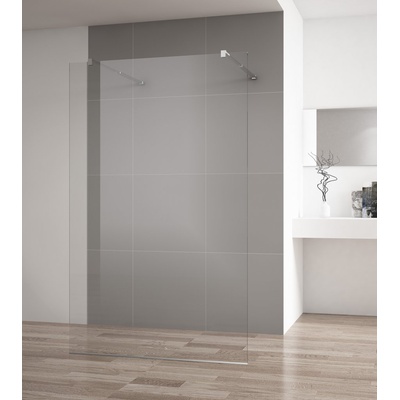 Душевая перегородка - Cezares, Liberta, 8x115x195 см, LIBERTA-L-2-115-C-Cr