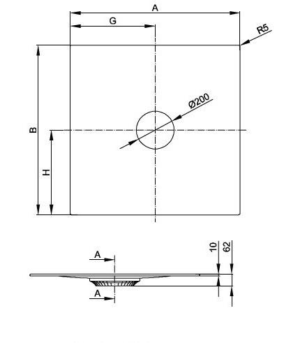 Душевой поддон - Bette, BetteAir, 120x90x1.6 см, 7354-000 T2