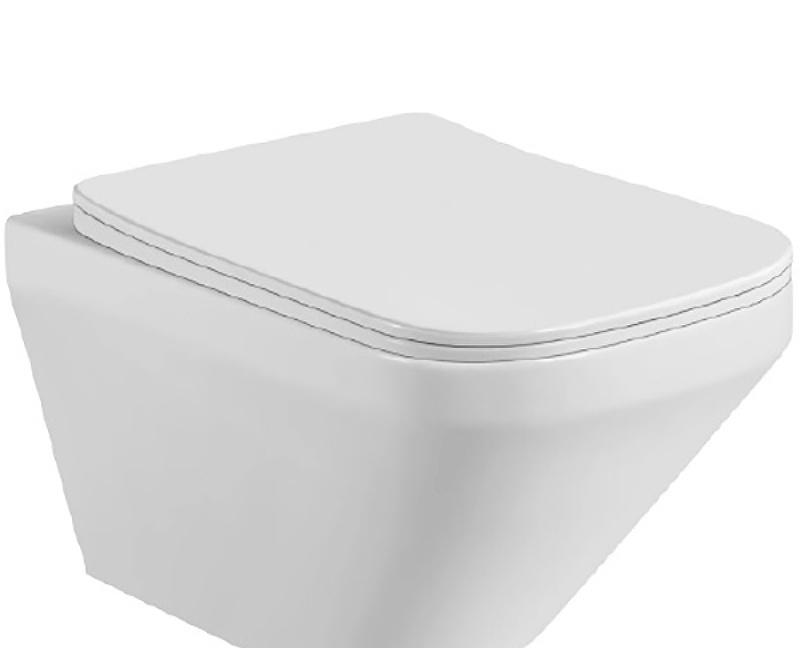 Aquatek Лира, Унитаз подвесной с инсталляцией и кнопкой, SET AQUATEK ЛИРА-010 4в1