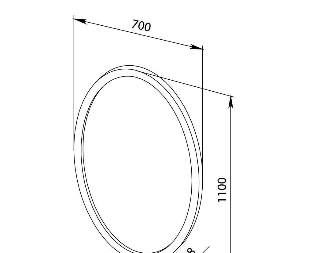 Aquanet Лагуна, Зеркало, DUET-N-1200-4C-SO-2-PS-P