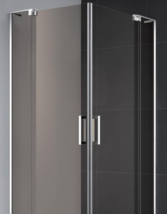 Душевой уголок - Cezares, Slider, 110x110x195 см, SLIDER-A-2-100/110-BR-Cr