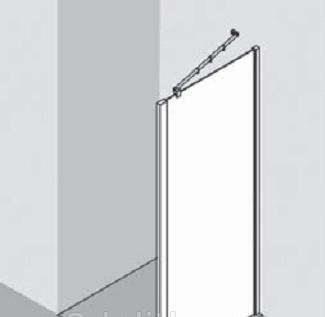Боковая стенка - Kermi, Raya, 90x200 см, RA TWD 09020VAK