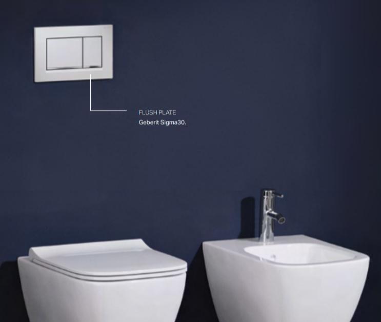 Geberit Smyle Square, Унитаз подвесной, 500.208.01.1