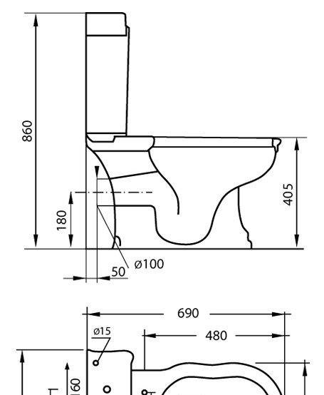 Cezares Royal Palace, сиденья и крышки, CZR-012M-S-CR / CZR-T-012M-S-CR
