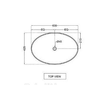 Раковина - Jaquar, Jaquar Designer, 42.5x63x16 см, JDS-WHT-25901