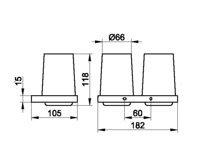 Keuco Edition 11, Держатель стакана и мыльницы, 11151 019000