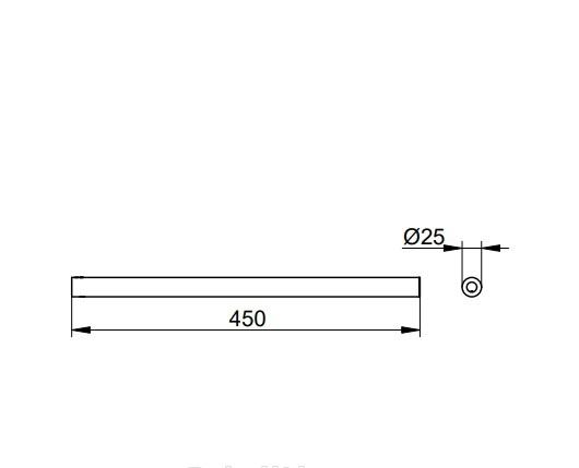 Keuco Reva, Полотенцедержатель, 12820010000 / 12820 010000