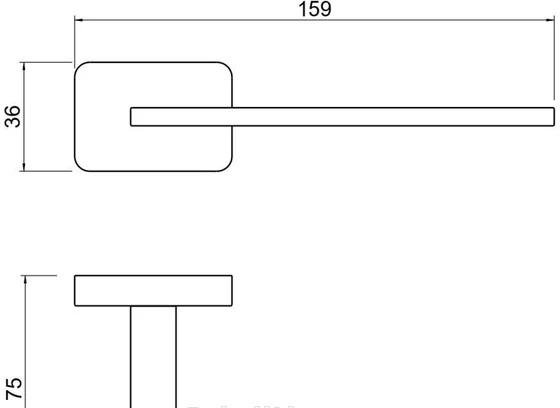 Aquatek Либра, Держатель туалетной бумаги, AQ4308MB