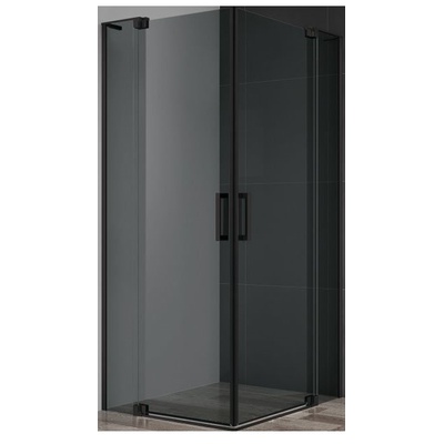 Душевой уголок - Cezares, Slider, 80x80x195 см, SLIDER-A-2-70/80-GRIGIO-NERO