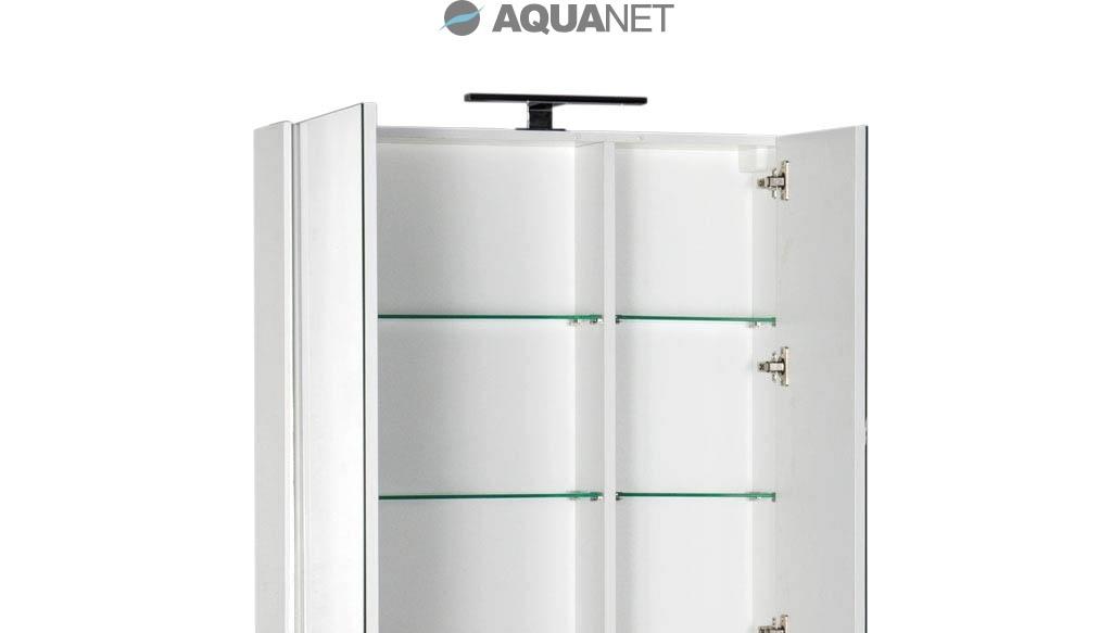 Aquanet Тулон, Шкаф-зеркало, FLY-600-2C-SO-CL-P