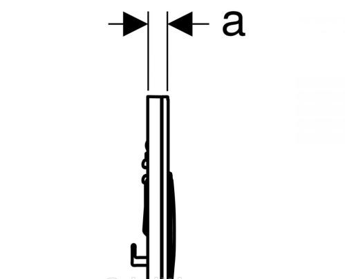 Кнопка смыва - Geberit, Sigma 21, 1.4x24.6x16.4 см, 115.884.JM.1