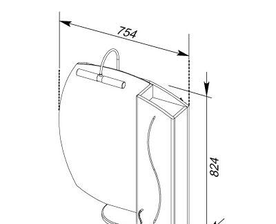 Aquanet Моника, Шкаф-зеркало, HP7481S0000