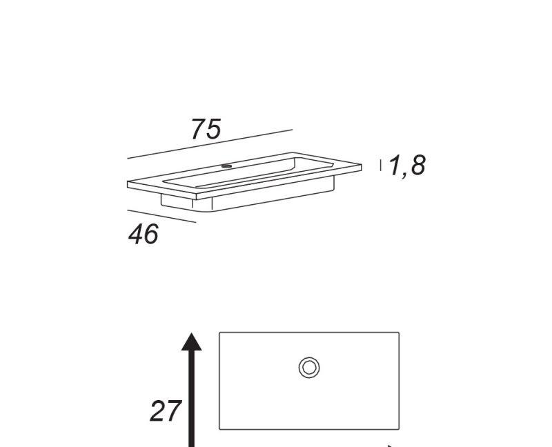 Cezares без коллекции, Раковина, 50201