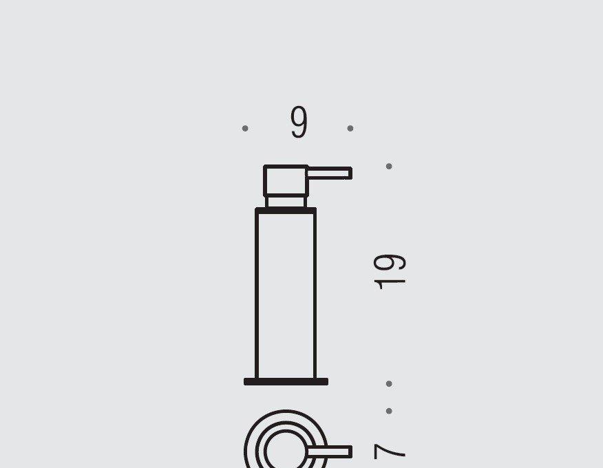 Colombo Plus, Дозатор для жидкого мыла, W4980.HPS1