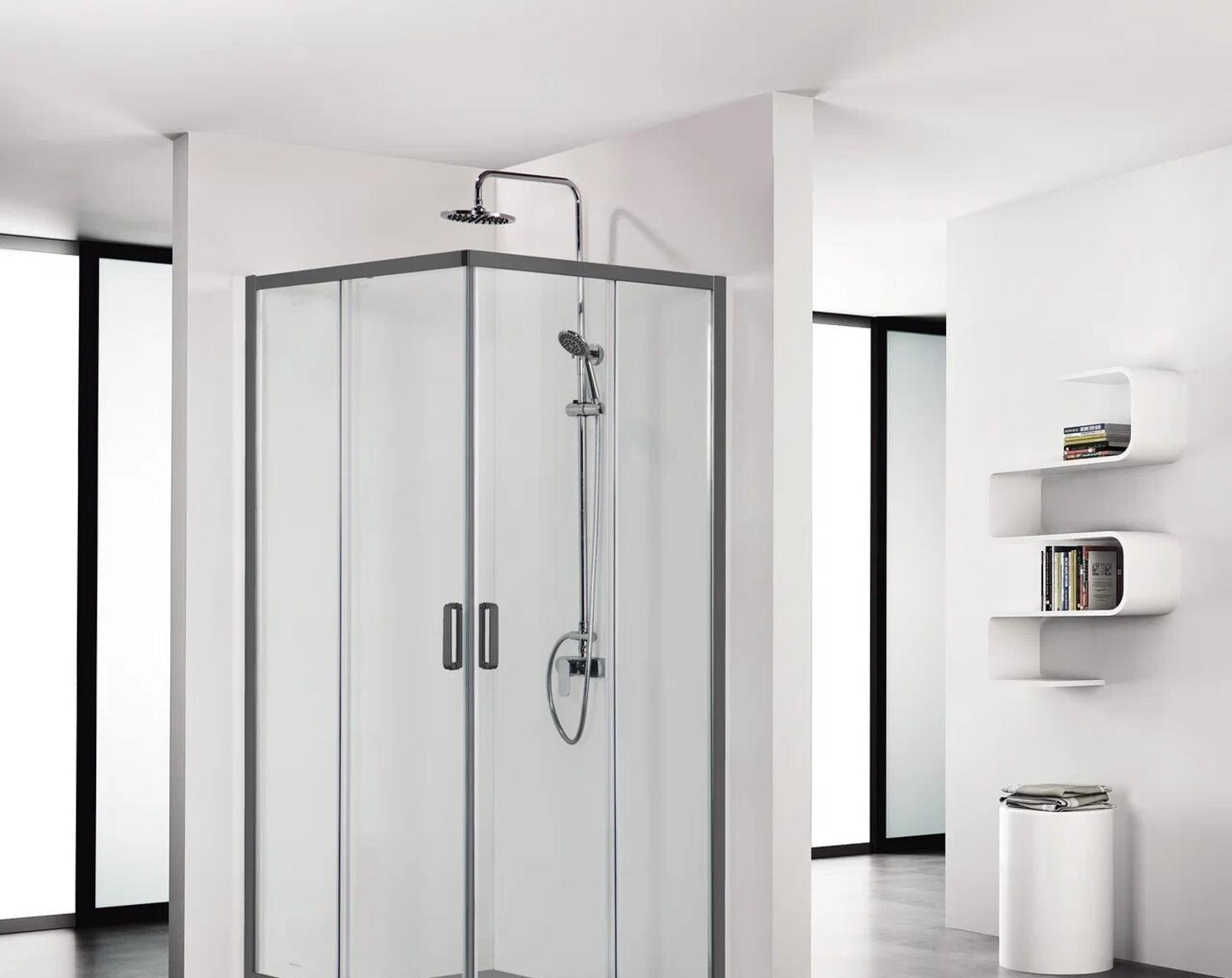 Душевой уголок - Aquatek, без коллекции, 90x90x200 см, AQ ARI KV09020BL