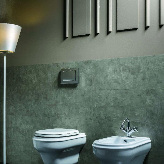 Azzurra Charme, Унитаз подвесной, CHVKSP000000BI/(CHA100/SOSK bi)