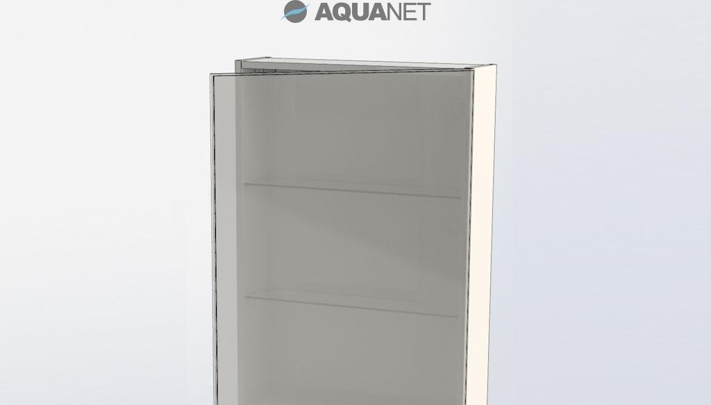 Aquanet Мадейра, Шкаф-зеркало, SPC-GRT-600-600-LED-TCH