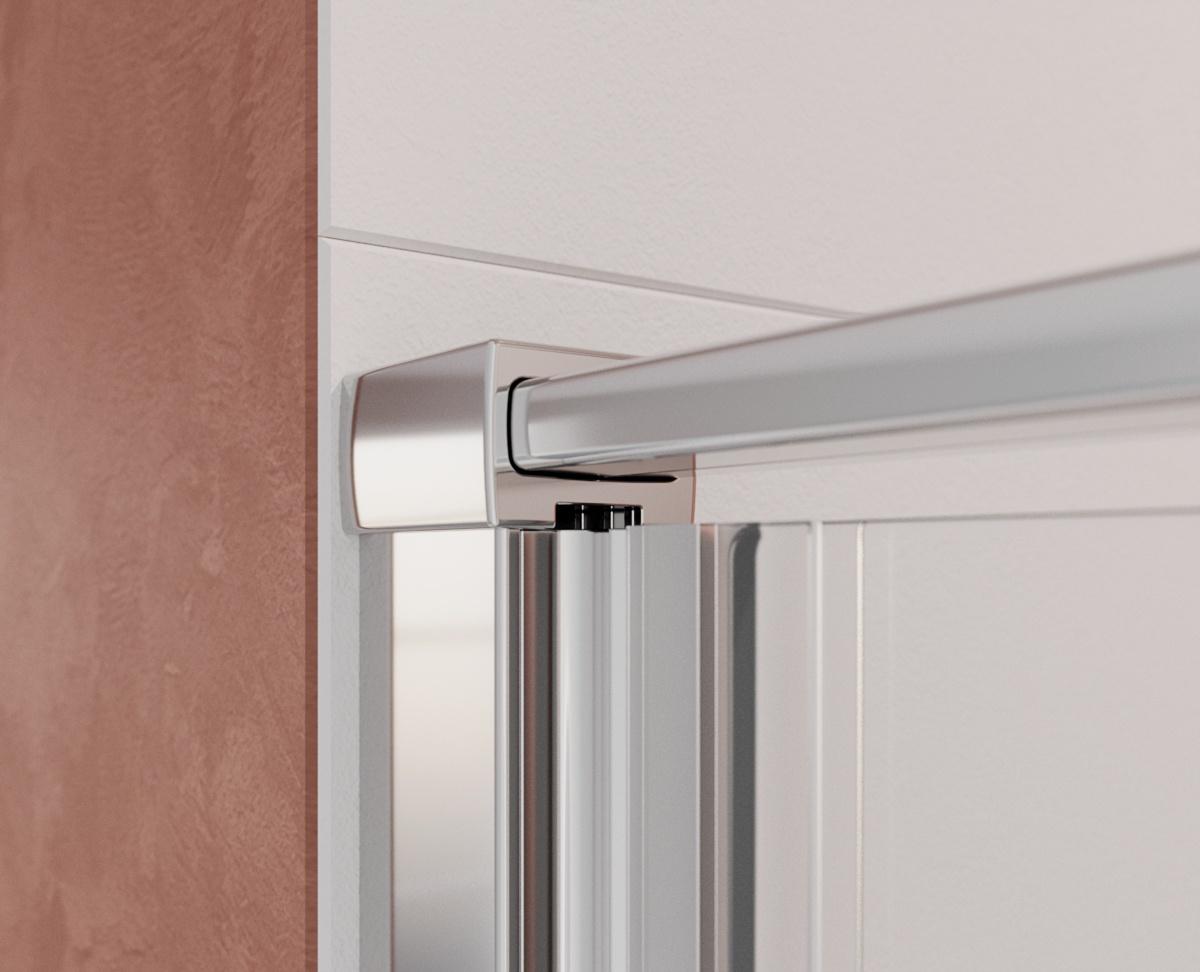 Душевая дверь - Cezares, Liner, 90x195 см, LINER-B-12-90-C-Cr-L