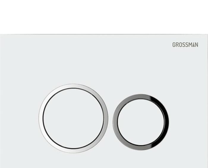 Grossman без коллекции, Унитаз подвесной с инсталляцией и кнопкой, 97.4440BMS.01.000