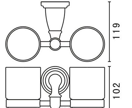 Art&Max Bianchi, Стакан, AM-E-2602-D-Br
