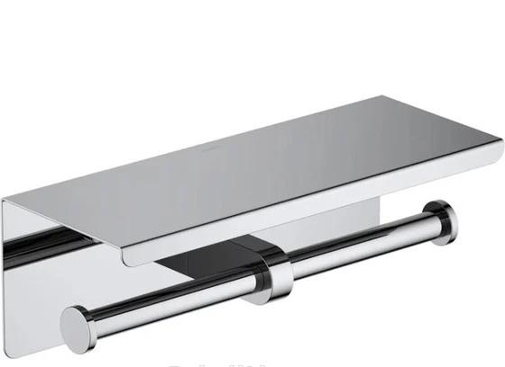 Aquatek Оберон, Держатель туалетной бумаги двойной с полкой для телефона, AQ4909CR