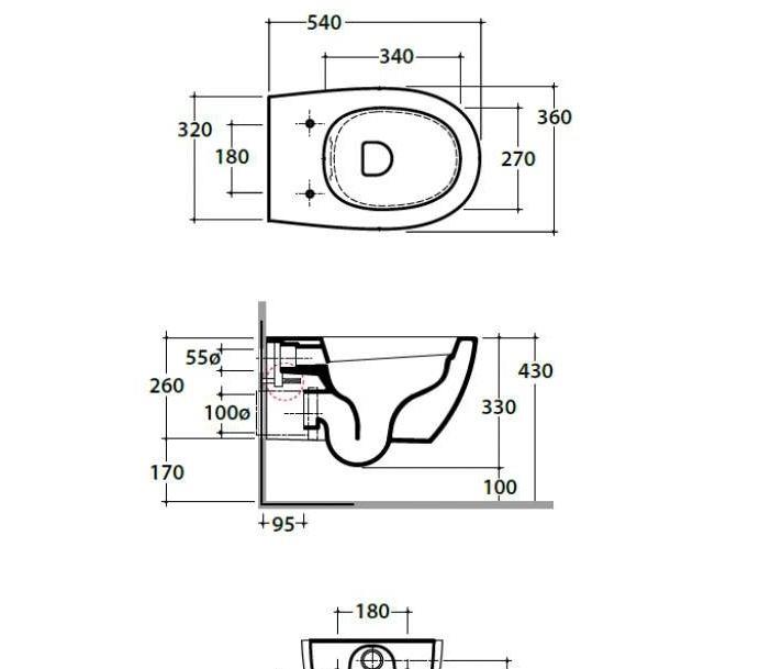 Globo 4ALL, Унитаз подвесной, MDS03.AR