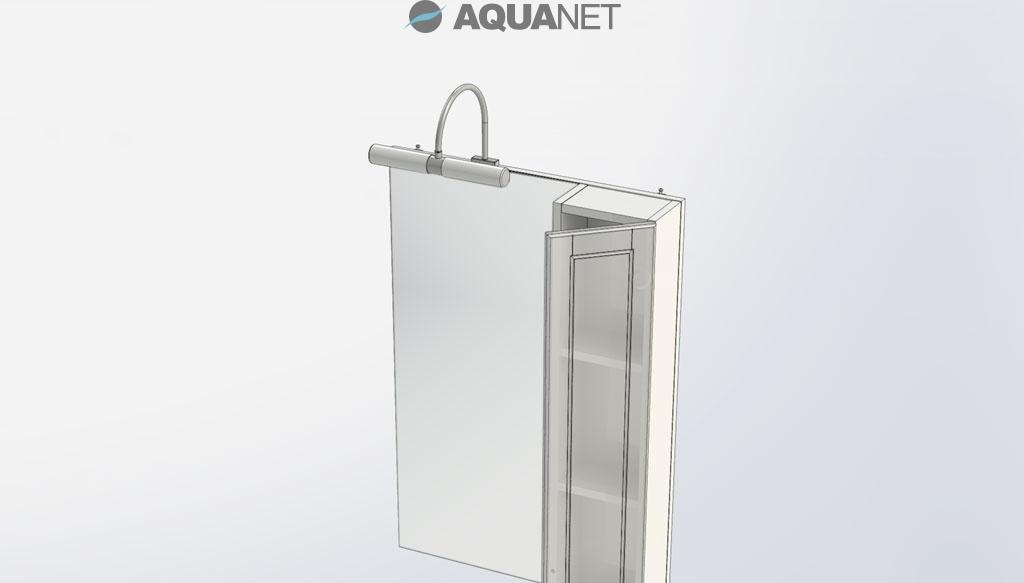 Aquanet Честер, Шкаф-зеркало, 1A249302NT010