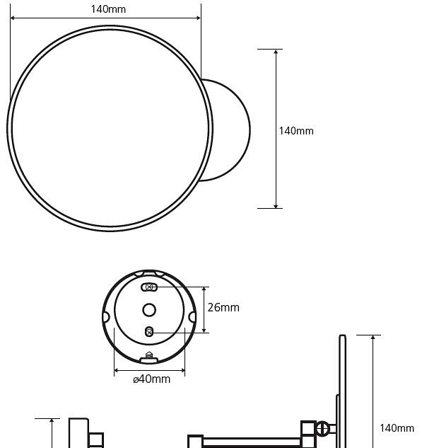 Bemeta без коллекции, Косметическое зеркало, 112101521