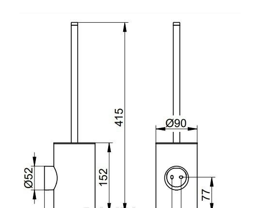 Keuco Reva, Ершик, 12864 379000