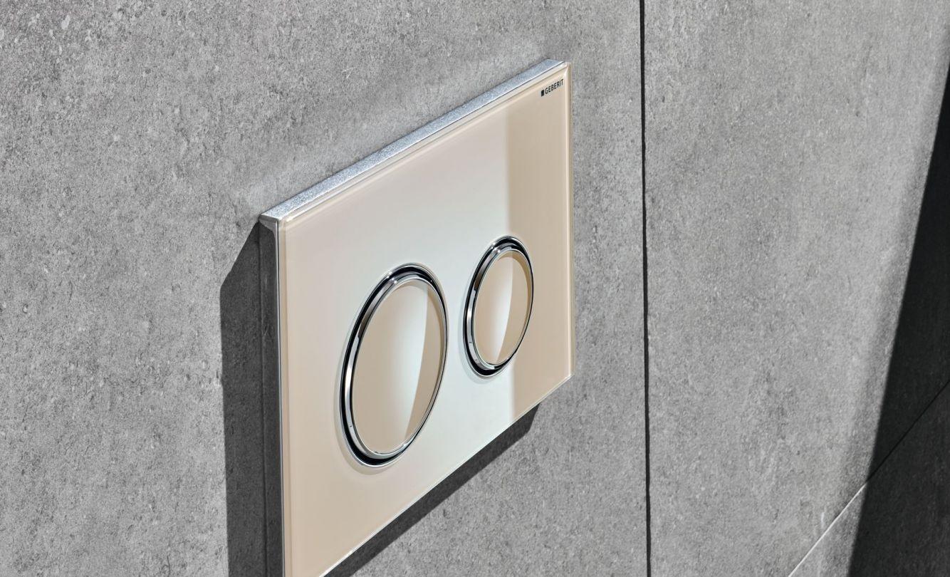 Кнопка смыва - Geberit, Sigma 21, 1.4x24.6x16.4 см, 115.884.TG.1