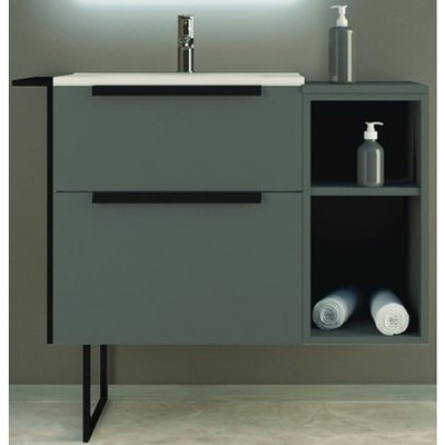 Aquanet Ирис, Тумба с раковиной, 55157