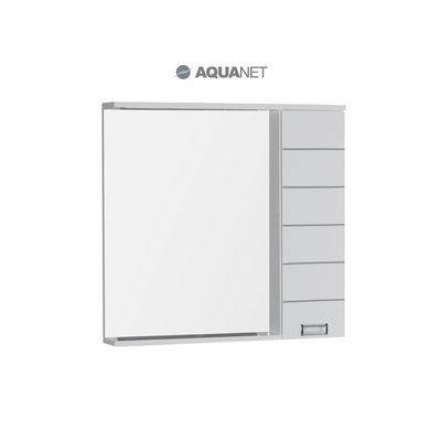 Aquanet Доминика, Шкаф-зеркало, ENERGIA-N-800-2C-PIA-BL