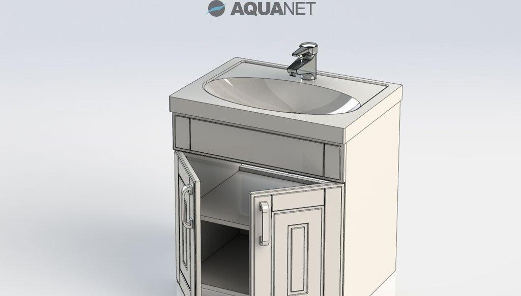 Aquanet Рондо, Тумба для раковины, 1.WH20.7.775 / 1WH207775