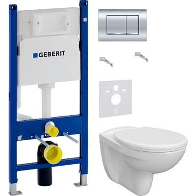 Geberit без коллекции, Унитаз подвесной с инсталляцией и кнопкой, 47901130022
