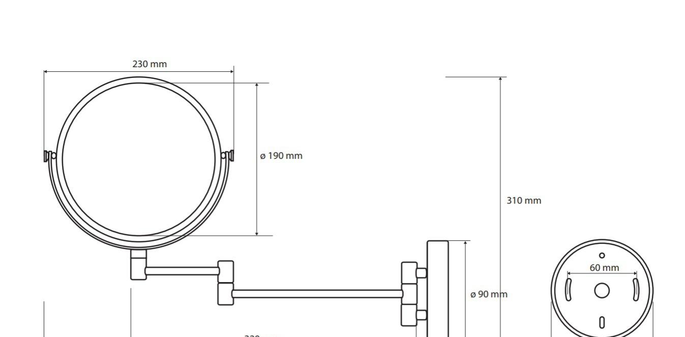 Bemeta White, Косметическое зеркало, 112201514