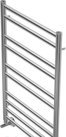 Полотенцесушитель водяной - Aquatek, Оберон, 9x50x80 см, AQ RO1080CH