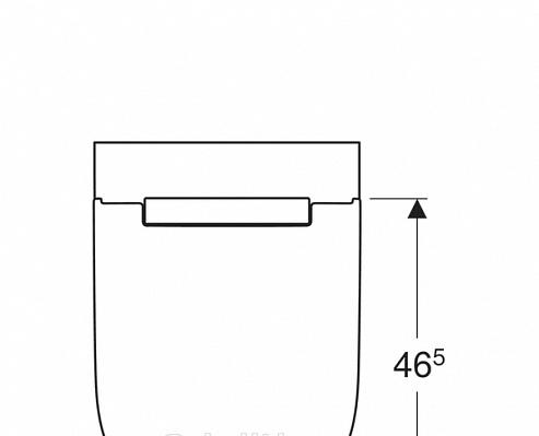 Geberit ONE, Унитаз подвесной, 500.202.01.1