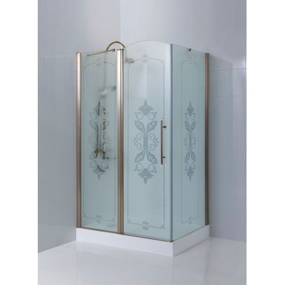 Душевой уголок - Cezares, Giubileo, 100x100x195 см, GIUBILEO-AH-11-100-CP-G-L