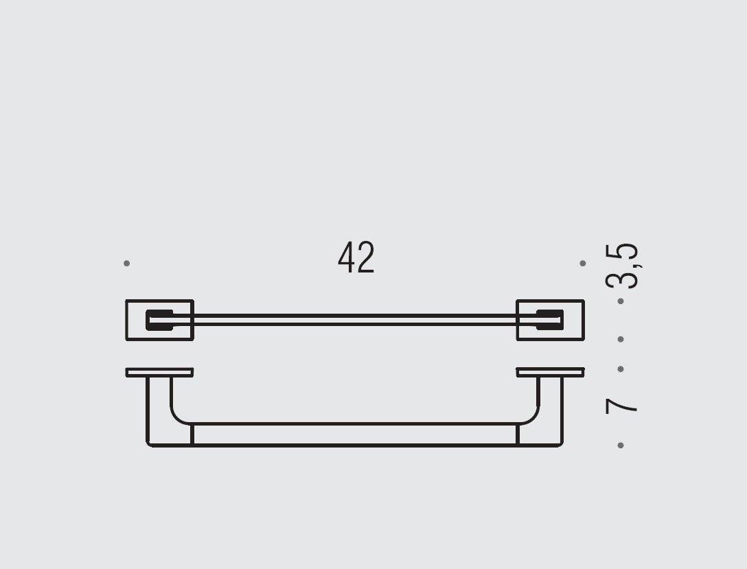 Colombo Look, Полотенцедержатель, B1609.NM