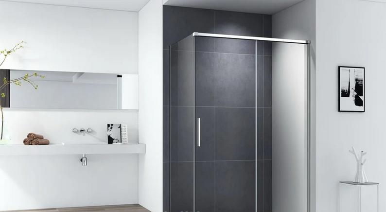 Душевой уголок - Cezares, Duet Soft-M, 90x110x195 см, DUET SOFT-M-AH-1-110/90-C-Cr