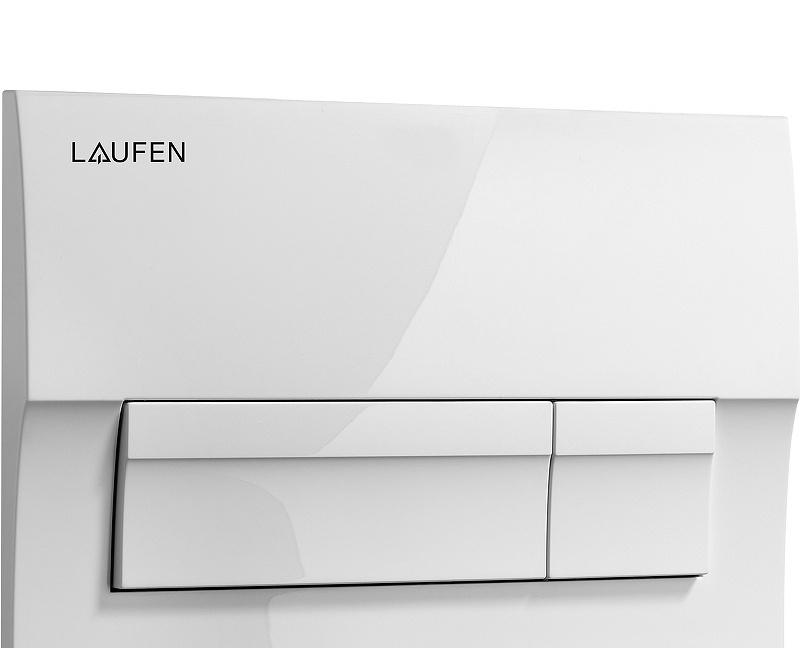 Laufen Pro Rimless, Унитаз подвесной с инсталляцией и кнопкой, Z.RU93.0.761.6