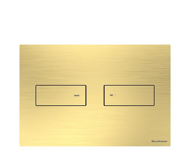 Кнопка смыва - ArtCeram, Inox, 5.5x24.5x16.5 см, 710.000.BG