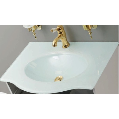 Cezares Petalo, Раковина столешница, PETALO-BIANCO-800-VTR