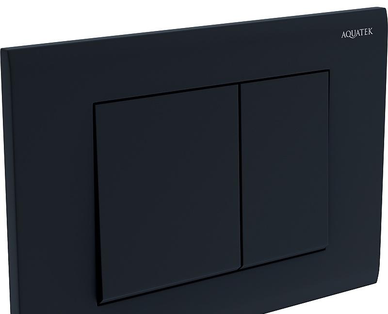 Aquatek Лея, Унитаз подвесной с инсталляцией и кнопкой, SET AQUATEK ЛЕЯ-012 4в1