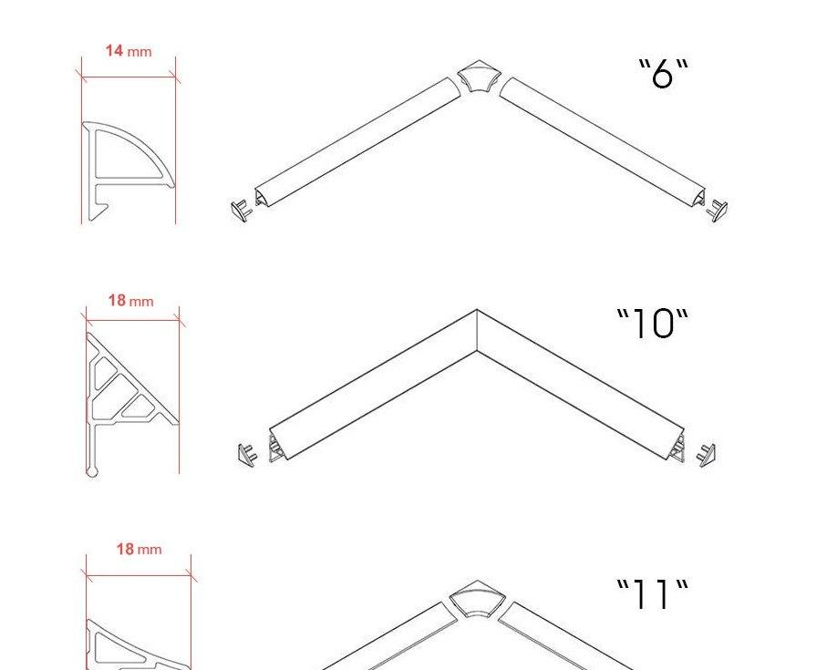 Декоративная планка - Ravak, без коллекции, 110x1.4x1.4 см, B440000001