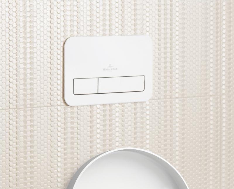 Кнопка смыва - Villeroy&Boch, Flush Plate E200, 3.55x25.3x14.5 см, 92249068
